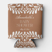 クレイタラベラタイルスペインのフィエスタベイビーシャワー 缶クーラー (正面)