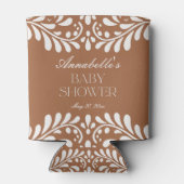 クレイタラベラタイルスペインのフィエスタベイビーシャワー 缶クーラー (裏面)