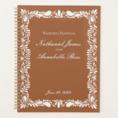 クレイタラベラタイルスペインのフィエスタ結婚フローラ プランナー手帳 (正面)