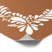 クレイタラベラタイルスペインのフェスタ結婚の歓迎 ポスター (角)