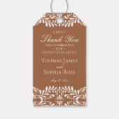 クレイタラベラタイルフィエスタウェディングパーティーの好意 ギフトタグ (正面)