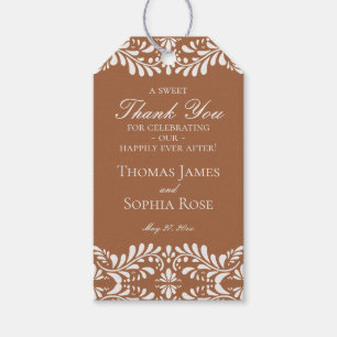 クレイタラベラタイルフィエスタウェディングパーティーの好意 ギフトタグ