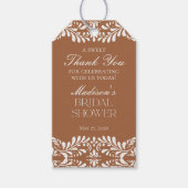 クレイタラベラタイルフィエスタブライダルシャワーフリット ギフトタグ (正面)