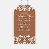 クレイタラベラタイルフィエスタブライダルブランチフープ ギフトタグ (正面)