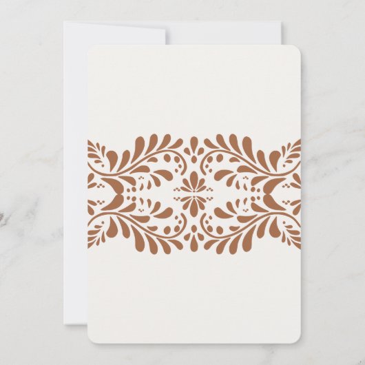 クレイタラベラタイルフィスペインのエスタブライダルシャワー 招待状 (裏面)