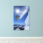 クレイトンからスネーククリークキャニオンにジャンプ3 キャンバスプリント (インサイチュ (ウッドフロア))