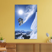 クレイトンからスネーククリークキャニオンにジャンプ3 キャンバスプリント (インサイチュ (リビング))