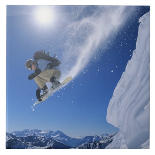 クレイトンからスネーククリークキャニオンにジャンプ3 タイル (正面)