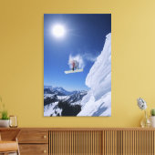 クレイトンからスネーククリークキャニオンに飛び込む キャンバスプリント (インサイチュ (リビング))