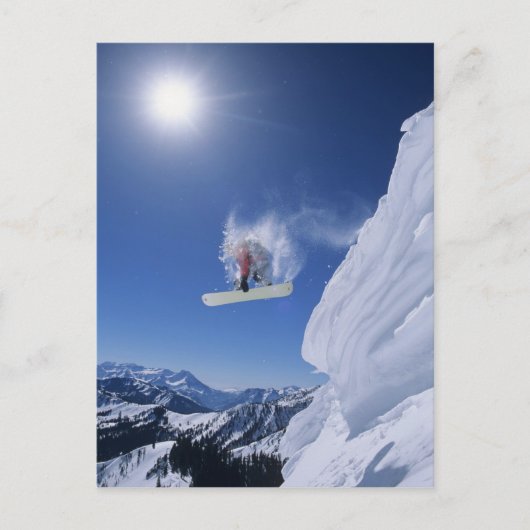 クレイトンからスネーククリークキャニオンに飛び込む ポストカード (正面)