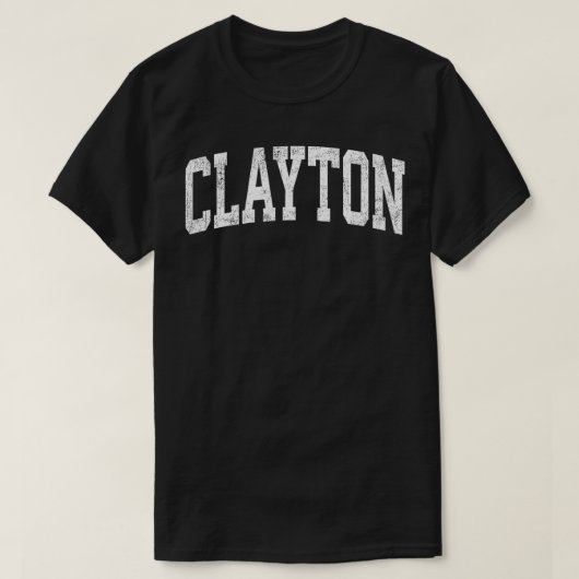 クレイトンノースオリナNCヴィンテージスポーツデ Tシャツ (デザイン正面)