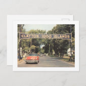 クレイトン千島NY, 1959ヴィンテージスタイル ポストカード (正面/裏面)