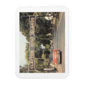 クレイトン千島NY, 1959ヴィンテージスタイル マグネット (縦)