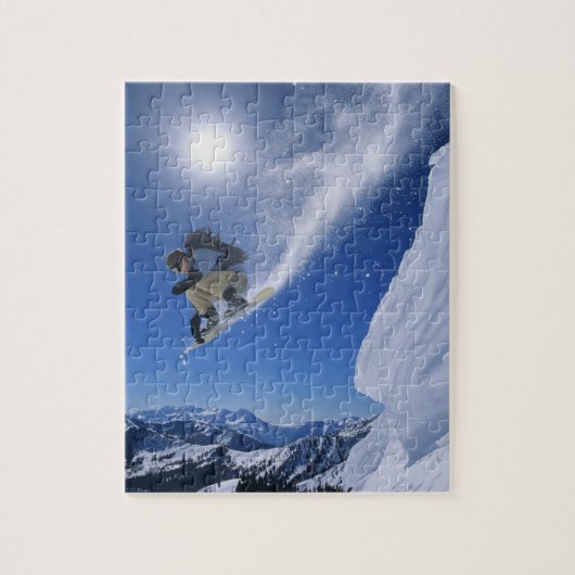 クレイトン3からスネーククリーク峡谷に飛び込む ジグソーパズル (縦)