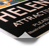 クレイドコーストビーチ鉄道ポスター沿線の群衆 ポスター (角)