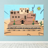 クレイハウス キャンバスプリント (インサイチュ (ウッドフロア))