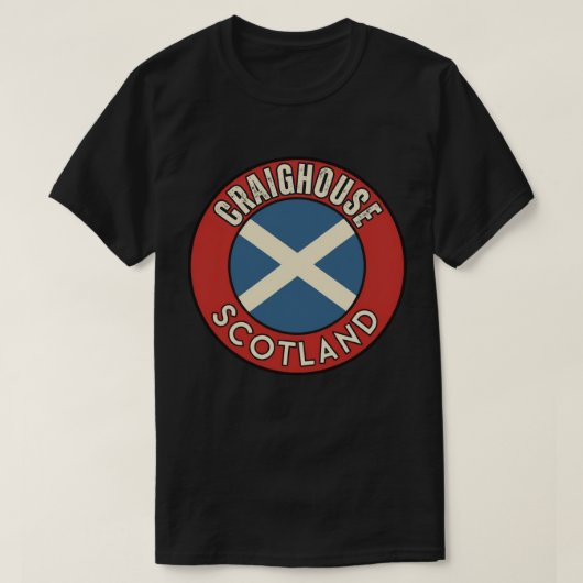 クレイハウス、スコットランド Tシャツ (デザイン正面)