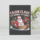 クレイパスが街にやってくる Cajun Clause クリスマスクランプス 招待状 (スタンド正面)