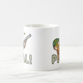 クレイピジョントラップ射撃、 発砲 コーヒーマグカップ (中央)