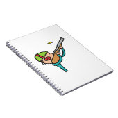 クレイピジョントラップ射撃、 発砲 ノートブック (右側)