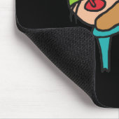 クレイピジョントラップ射撃、 発砲 マウスパッド (コーナー)