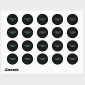 クレイブ・ファニーTシャツ1 ラウンドシール (シート)