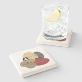 クレイポットストーンコースター ストーンコースター (横)