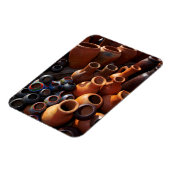 クレイポット、ヘイズビュー、ムンバランガ、南アフリカ マグネット (左側)