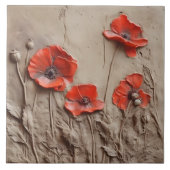 クレイポピー – タイル (正面)