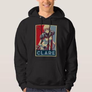 クレイモアアニメキャラクターCLAREアートクラシックTシャツ パーカ