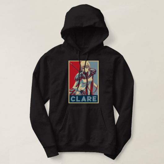 クレイモアアニメキャラクターCLAREアートクラシックTシャツ パーカ (デザイン正面)