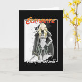 クレイモア – かすかなスマイルのテレサ カード (黄色い花)