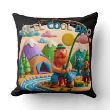 クレイモデリングのアート「Reel Cool Dad」釣りシーン デザイン
