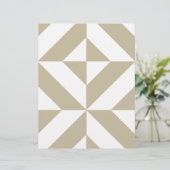 クレイ幾何学的デコキューブスクラップブック紙 (スタンド正面)