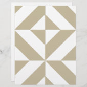 クレイ幾何学的デコキューブスクラップブック紙 (正面/裏面)