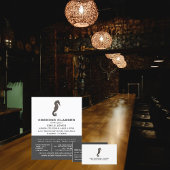 クレイ素朴シーホース、シーフード、シェフ、料理 名刺