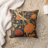 クレイ、ウィリアム・モリス・ヴィンテージデザイン クッション (ブランケット)