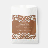 クレイ・タラベラ・タイル スペイン フィエスタ ウェディング デザート フェイバーバッグ (正面)