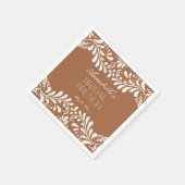 クレイ・タラベラ・タイル スペイン フィエスタ ブライダル ブランチ スタンダードカクテルナプキン (角)