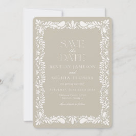 クレイ・タラベラ・タイル スペイン フィエスタ 保存日 招待状