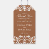 クレイ・タラベラ・タイル・フィエスタ・ウェディング・パーティ・フェイバーズ ギフトタグ (裏面)