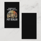 クレイ·ポおもしろいッターの陶芸のジョーク 名刺 (正面/裏面)