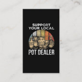 クレイ·ポおもしろいッターの陶芸のジョーク 名刺 (正面)