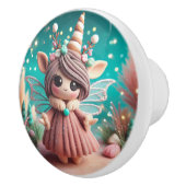 クレイ・ユニコーン・エンジェル セラミックノブ (右)