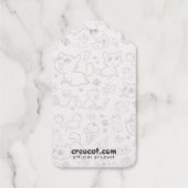 クレウキャットギフトラベル ギフトタグ (裏面)