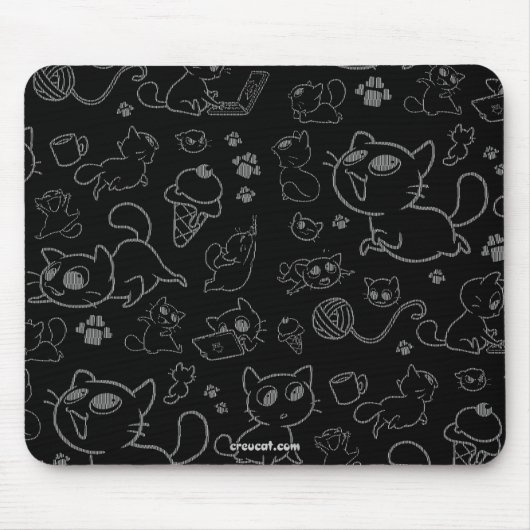 クレウキャットズマウスパッド マウスパッド (正面)