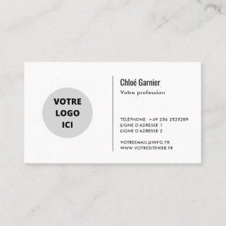 クレエスヴォトレプロプレカルテデヴィサイト 名刺