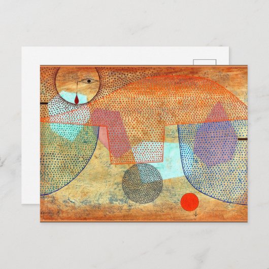 クレエ - 夕焼け ポストカード (正面/裏面)