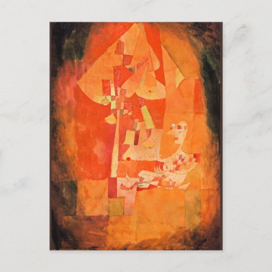 クレエ - 梨の木の下の男 ポストカード (正面)