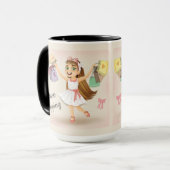 クレオの"私の愛のショッピング"マグカップ マグカップ (正面左)